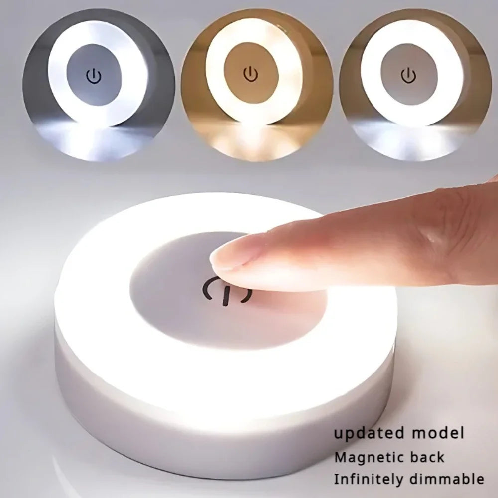 Portable USB Rechargeable LED Night Light for Living Room and Bedroom Decor