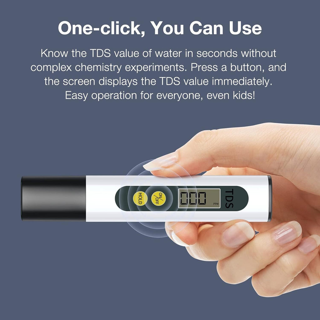 PH TDS Meter Digital Tester Pen Aquarium Pool Water Hydroponics Quality Monitor