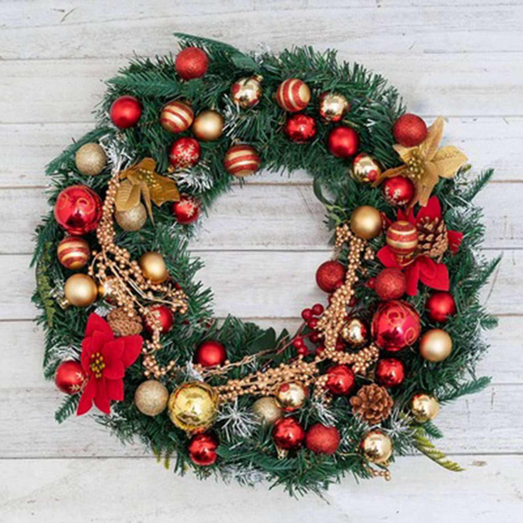 50Pcs Christmas Tree Decorations Balls Bauble Xmas Party Hanging Ball Ornaments Christmas for Home New Year Gift