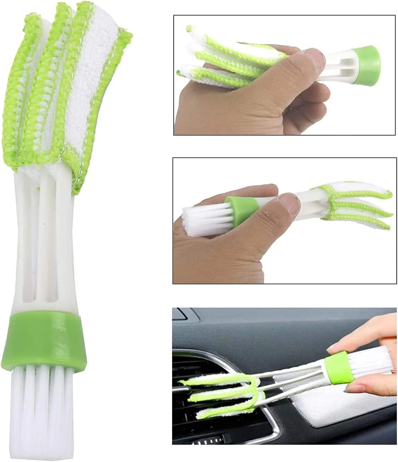 27-Piece Car Detailing Brush Set for Interior and Exterior Cleaning, Including Drill Brushes for Wheels, Dashboard, Leather, and Air Vents