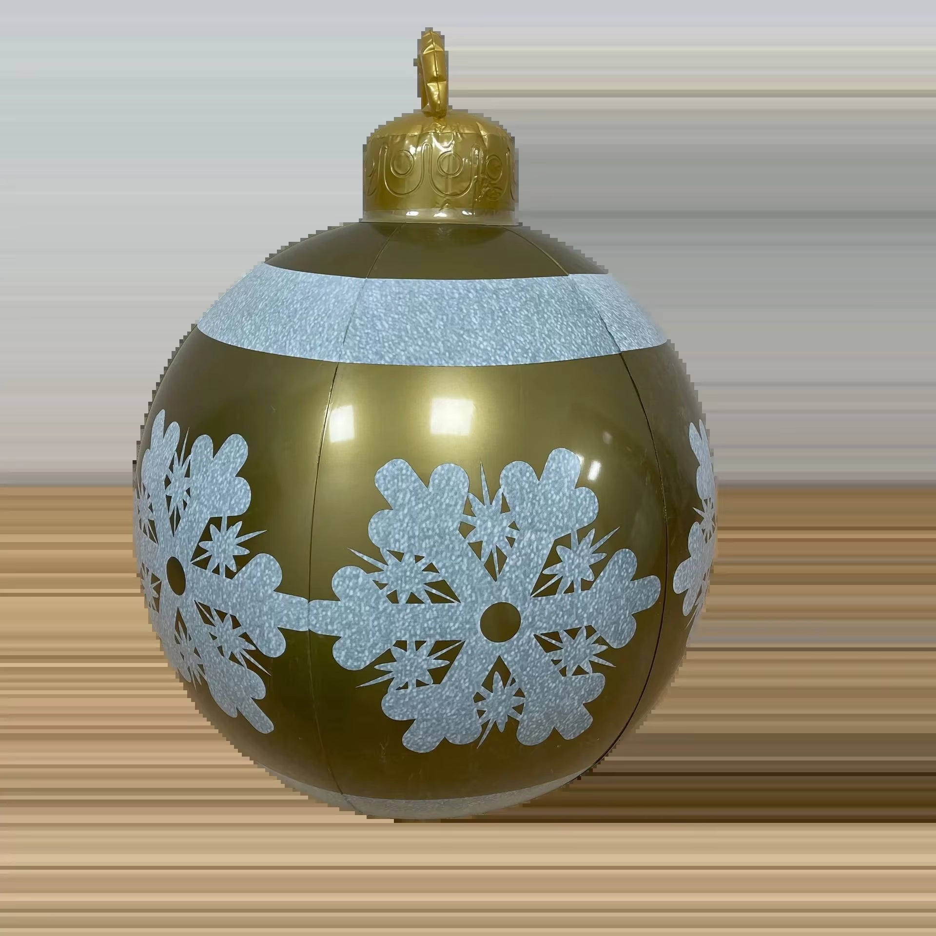 Giant Inflatable Outdoor Christmas Decoration Ball - PVC Xmas Tree Ornament, Non-Lit