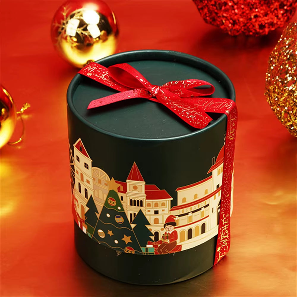 Christmas Gift Packing Box Apples Candy Chocolate Case Christmas Eve Mousse Cake Dessert Boxs Home Decoration Festival Supplies