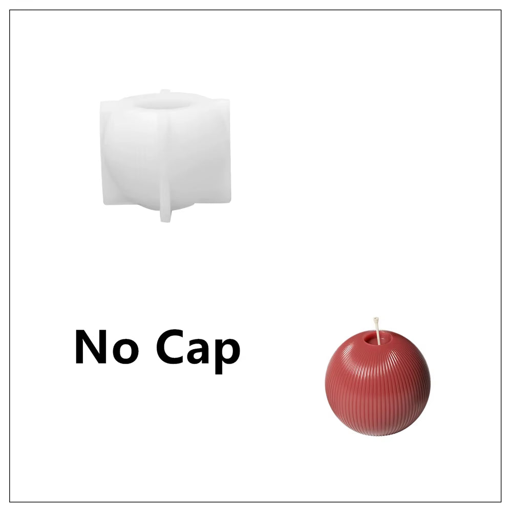 Nicole Christmas Baubles of Joy Candle Mold Christmas Silicone Mould DIY Handmade Xmas Home Decoration