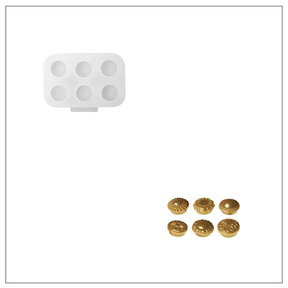 Nicole Christmas Baubles of Joy Candle Mold Christmas Silicone Mould DIY Handmade Xmas Home Decoration