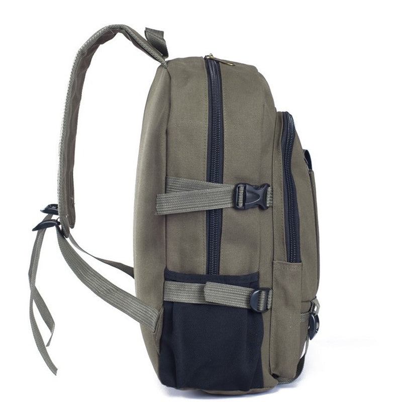 Men'S Backpacks Canvas Backpack Student Bags