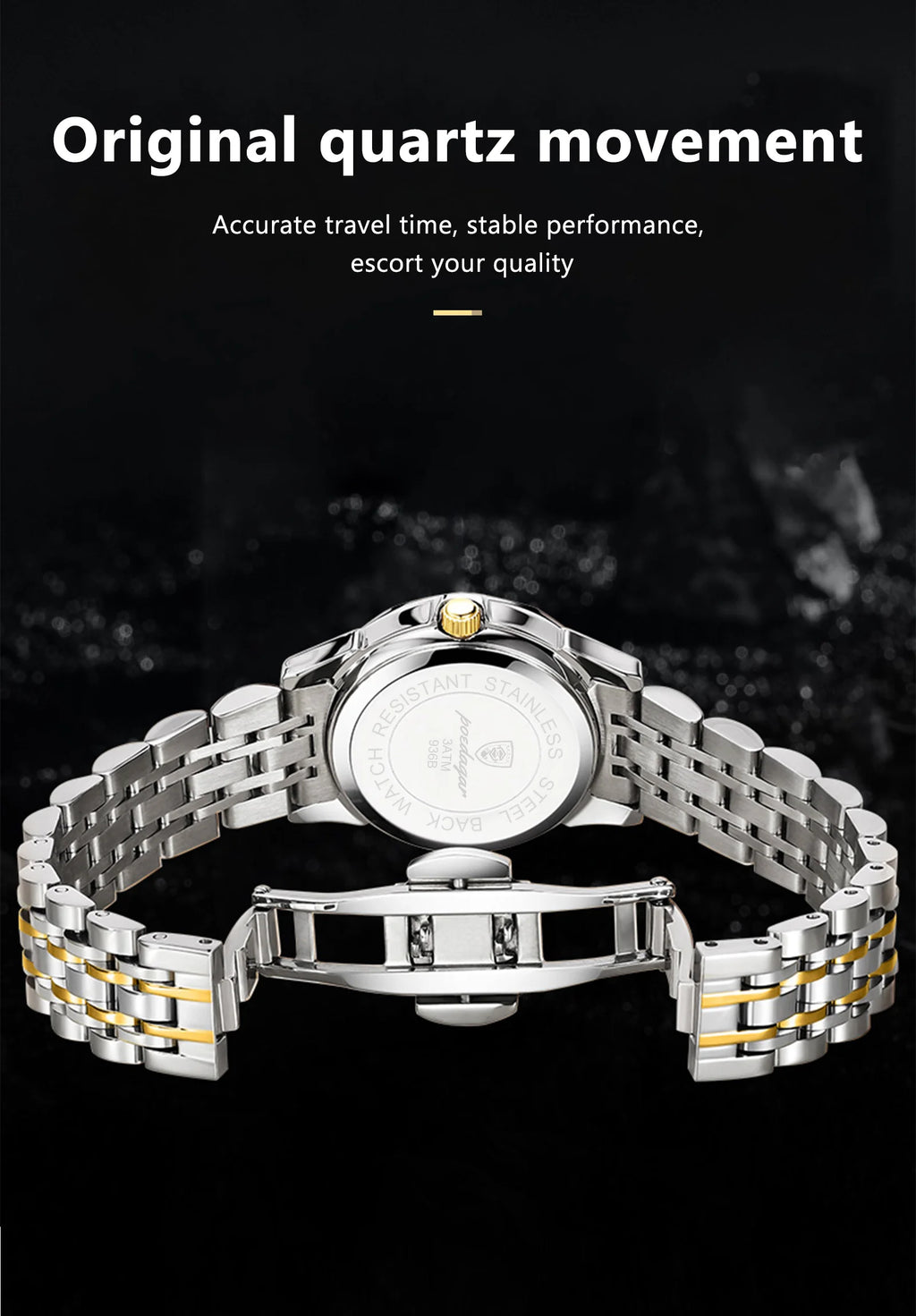 Fashion Casual Men Watch Leather Waterproof Luminous Quartz Watches Stainless Steel Strap Calendar Watch for Men