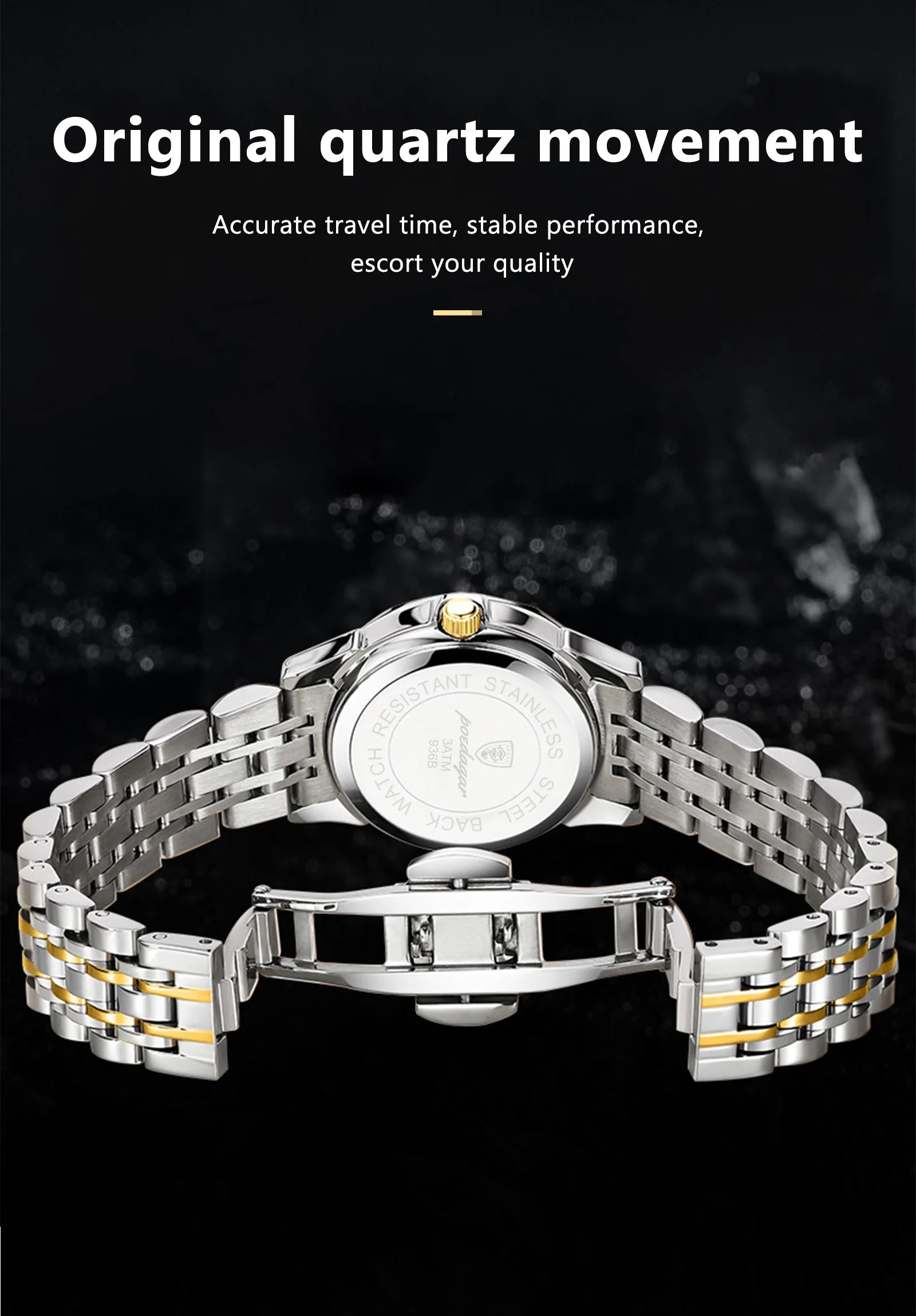 Fashion Casual Men Watch Leather Waterproof Luminous Quartz Watches Stainless Steel Strap Calendar Watch for Men