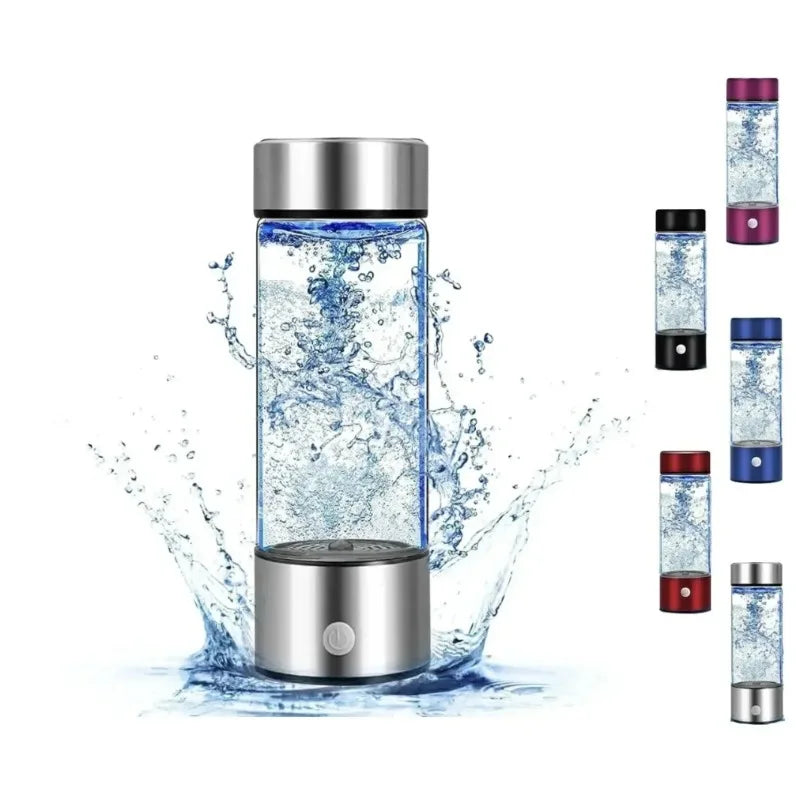 Hydrogen Water Bottle,3 Min Rapid Hydrogen Water Bottle Generator with SPE PEM Technology Portable Hydro Water Bottle