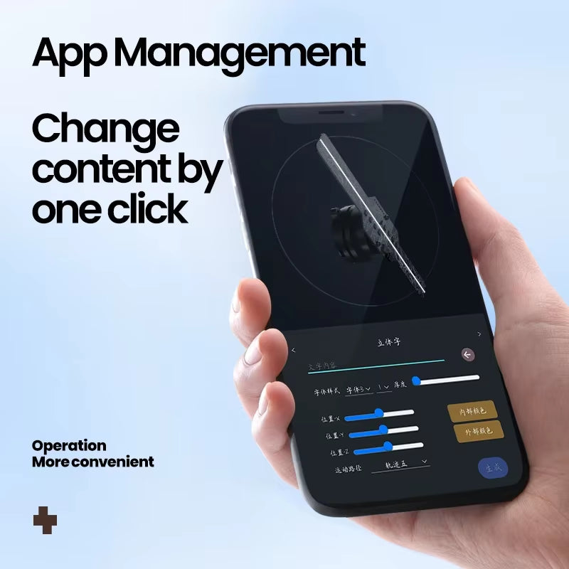 Custom Logo Products Transparent Led Display Mini 3D Hologram Fan Projector Halloween Christmas Hologram Display