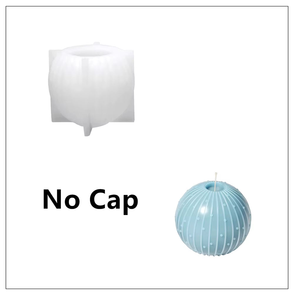 Nicole Christmas Baubles of Joy Candle Mold Christmas Silicone Mould DIY Handmade Xmas Home Decoration