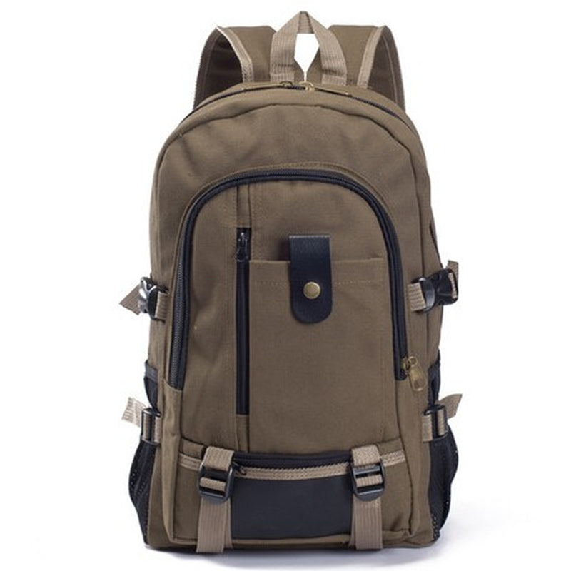 Men'S Backpacks Canvas Backpack Student Bags