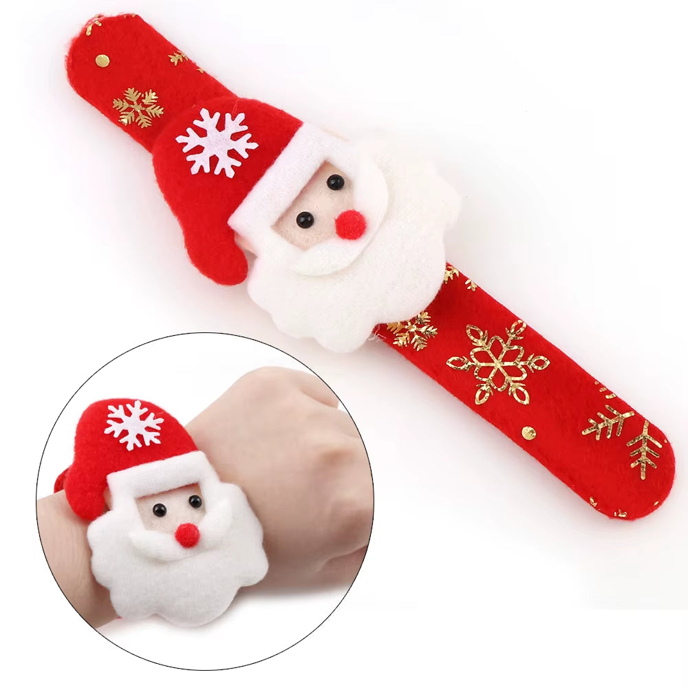 10PCS Merry Christmas Ornament Plush Snowman Accessory Craft New Year DIY Santa Claus Pendants Home Furnishing Tree Decoration