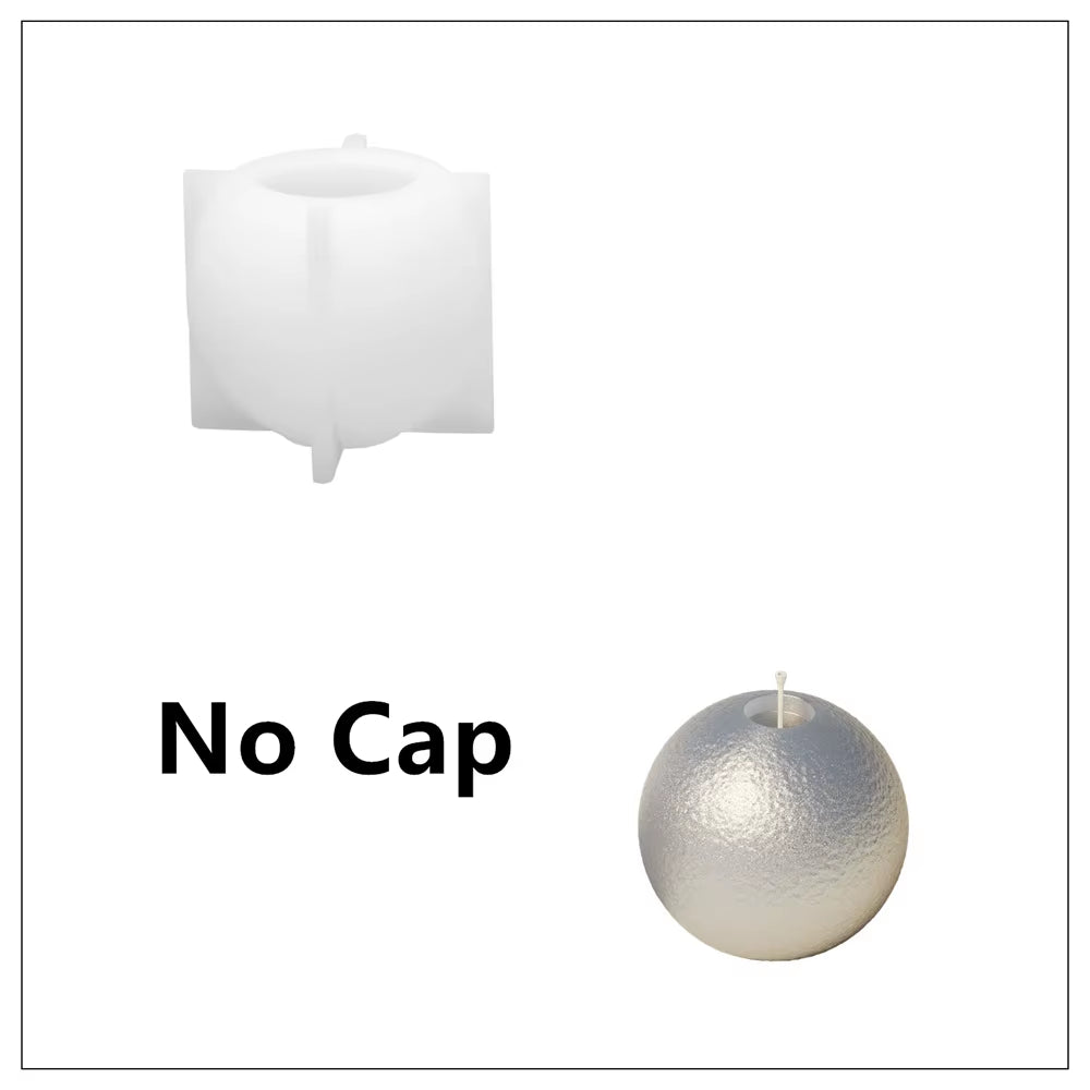 Nicole Christmas Baubles of Joy Candle Mold Christmas Silicone Mould DIY Handmade Xmas Home Decoration