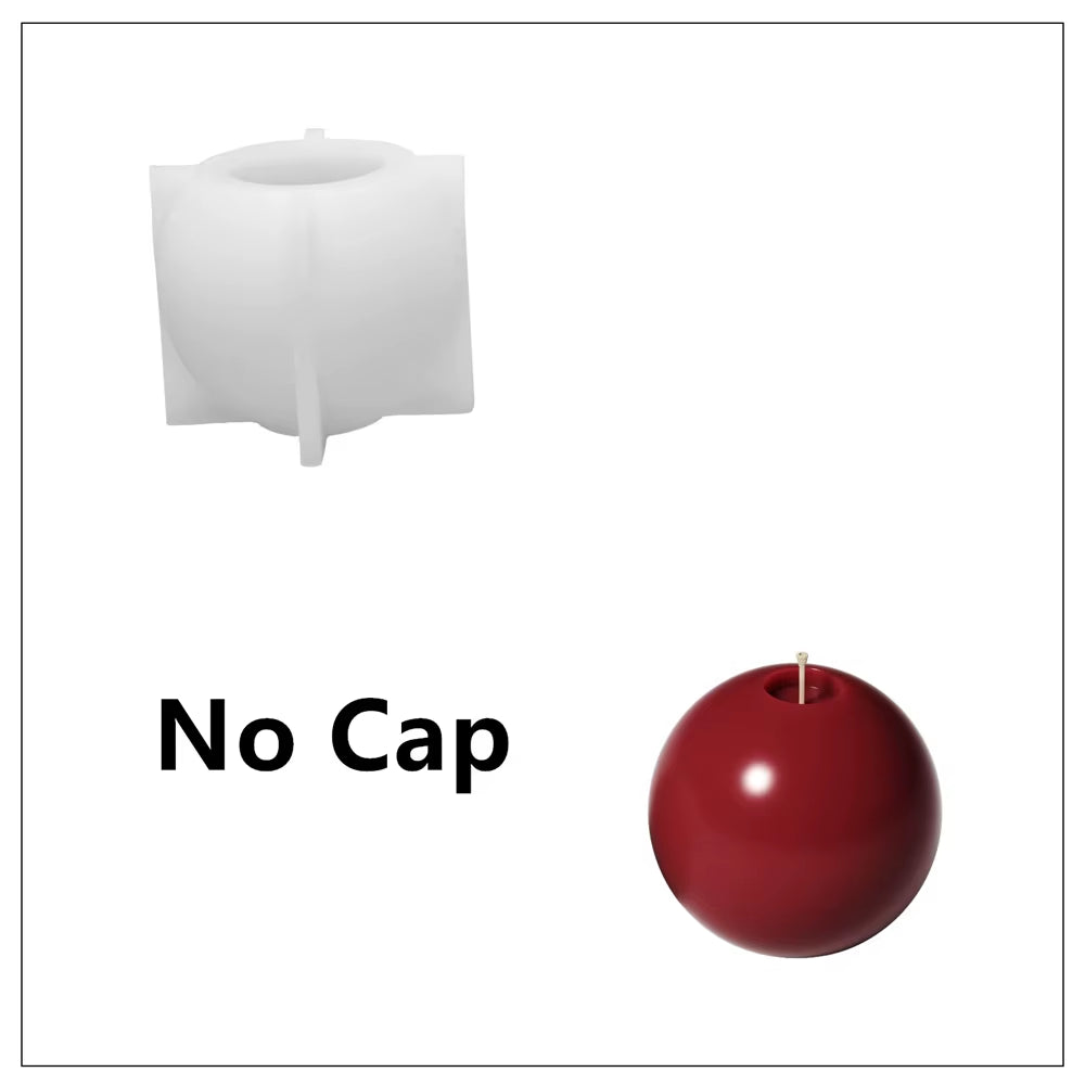 Nicole Christmas Baubles of Joy Candle Mold Christmas Silicone Mould DIY Handmade Xmas Home Decoration