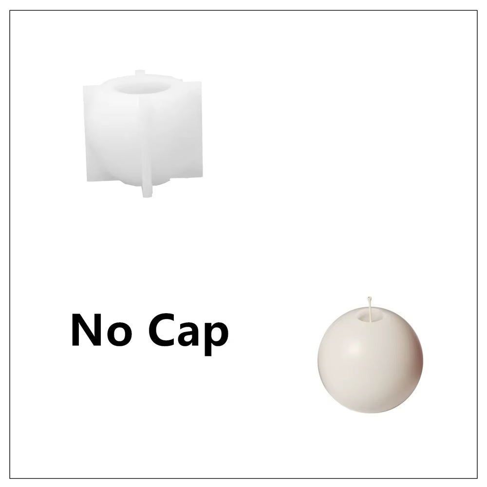 Nicole Christmas Baubles of Joy Candle Mold Christmas Silicone Mould DIY Handmade Xmas Home Decoration