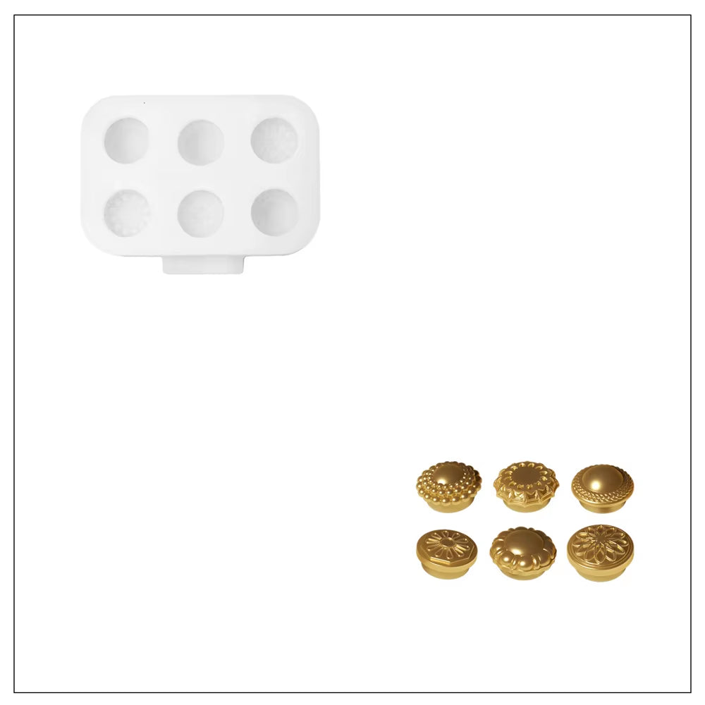 Nicole Christmas Baubles of Joy Candle Mold Christmas Silicone Mould DIY Handmade Xmas Home Decoration