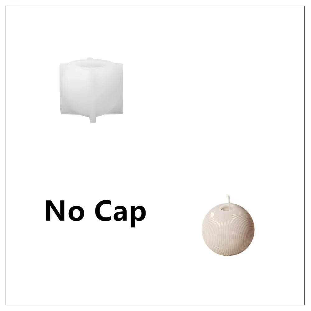 Nicole Christmas Baubles of Joy Candle Mold Christmas Silicone Mould DIY Handmade Xmas Home Decoration