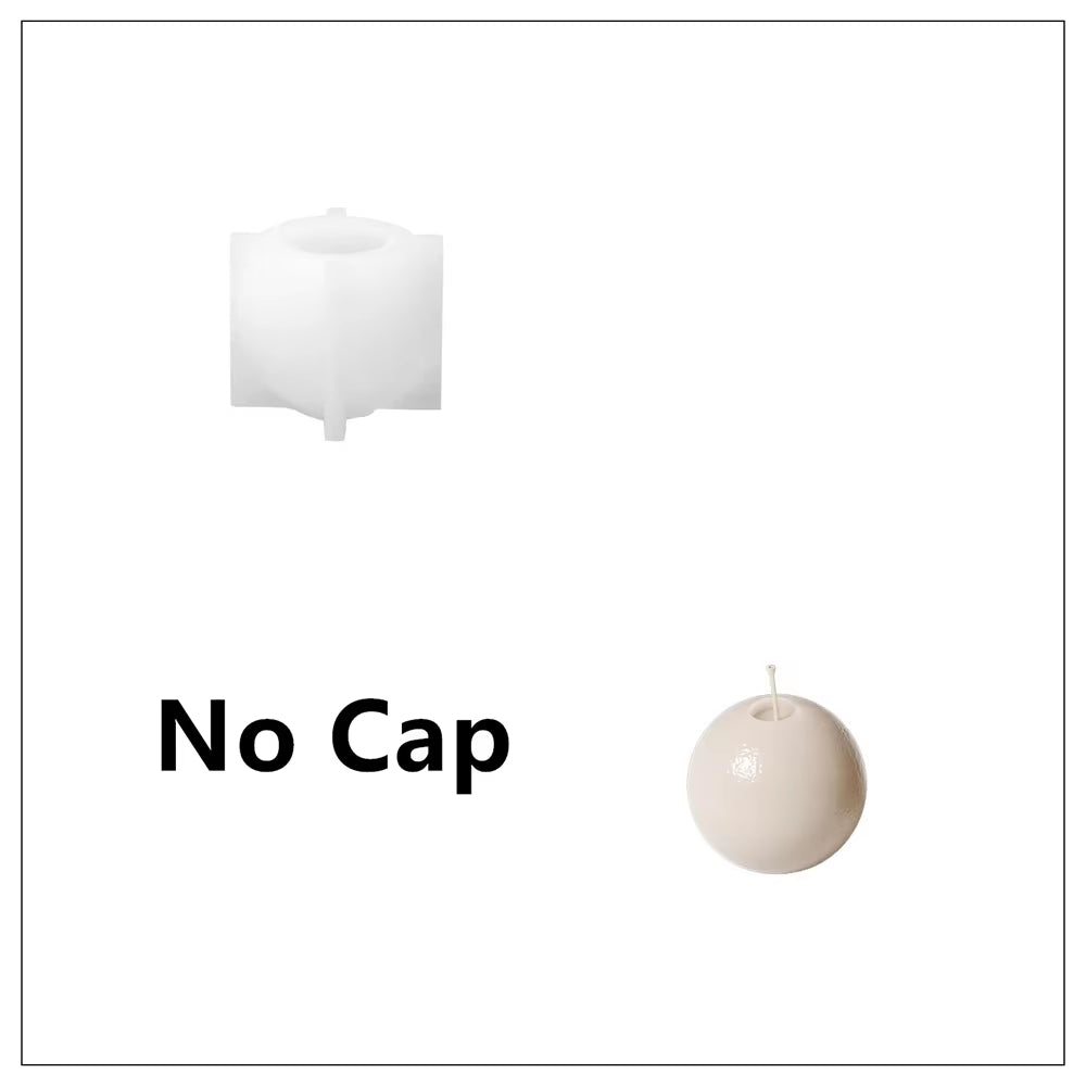 Nicole Christmas Baubles of Joy Candle Mold Christmas Silicone Mould DIY Handmade Xmas Home Decoration