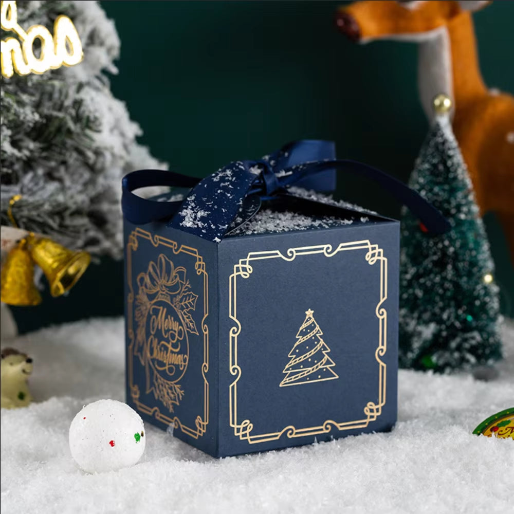 Christmas Gift Packing Box Apples Candy Chocolate Case Christmas Eve Mousse Cake Dessert Boxs Home Decoration Festival Supplies