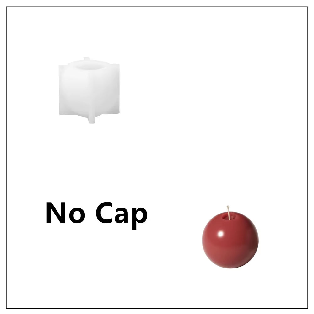 Nicole Christmas Baubles of Joy Candle Mold Christmas Silicone Mould DIY Handmade Xmas Home Decoration