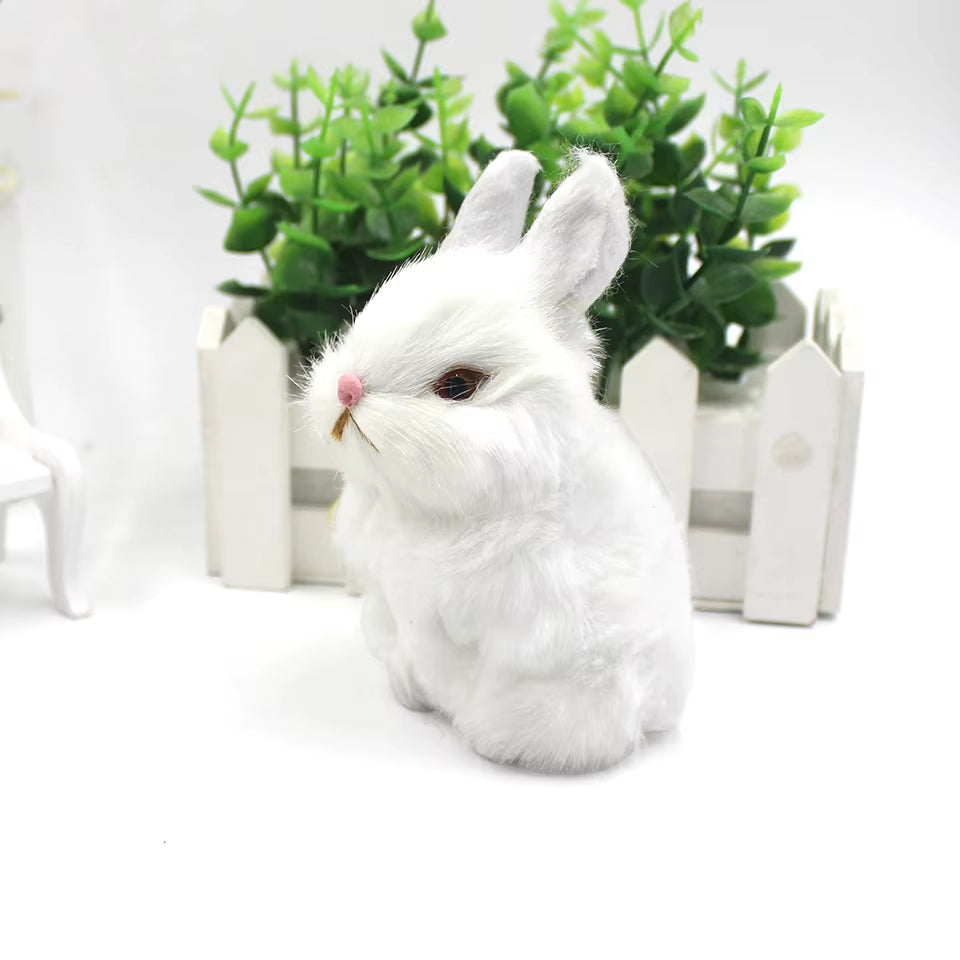 Simulation Christmas Deer Model Favor Xmas Home Decoration Craft Ornaments Display Table Reindeer Elk Animal Miniatures Kid Gift